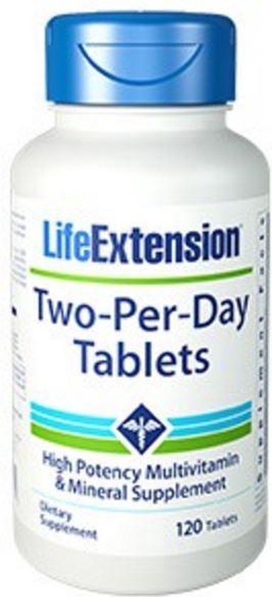 Two Per Day Capsules 120 Tabletten Life Extension 9613