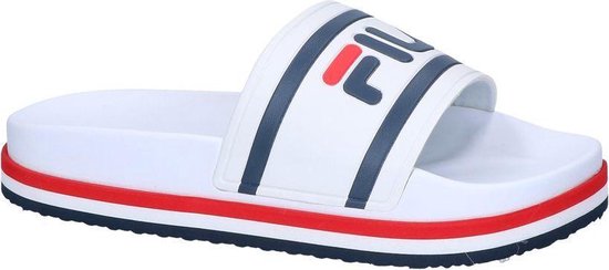 Fila Morro Bay Zeppa Dames Badslippers - Wit - Maat 41 | bol.com