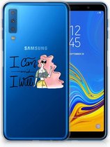 Geschikt voor Samsung Galaxy A7 (2018) TPU Hoesje i Can