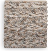 Heckettlane Beige Badmat Brenda 60x60 cm, gemaakt van 60% Katoen 40% Polyester