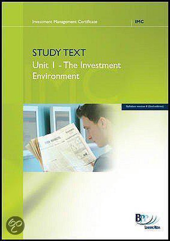 IMC Unit 1 Syllabus Version 8 9780751794212 BPP Learning Media