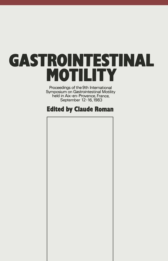 Medicine (R0) - Gastrointestinal Motility - cover