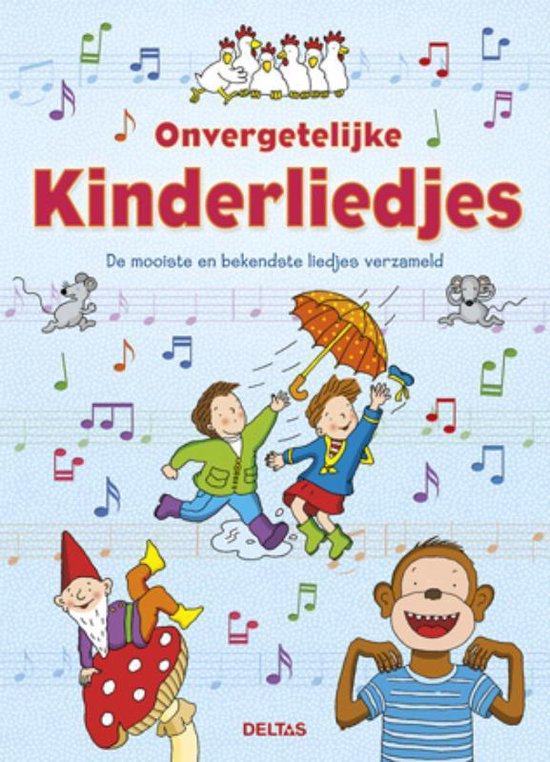 Cover van het boek 'Onvergetelijke kinderliedjes'