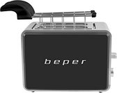 Beper BT.001N - Broodrooster - Elektrische Broodrooster - Toaster - Broodrooster Online - Broodrooster Kopen - Zwart