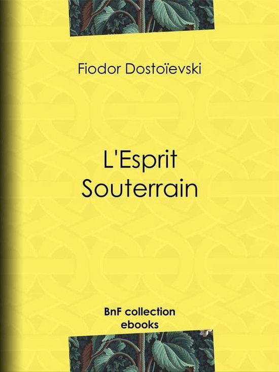 L'Esprit Souterrain - cover