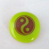 Jewels Delight Magneet Yin & Yang Chinese tekens Groen Rond Memobord