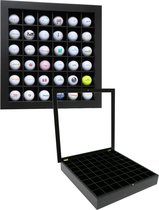 Deknudt Frames S67RY2 GOLF 50x50cm Verzamelkader in zwart voor 64 golfballen