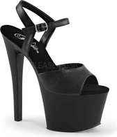 Pleaser Sandaal met enkelband, Paaldans schoenen -40 Shoes- SKY-309 Paaldans schoenen Zwart