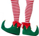Couvre-chaussures Elfes tissu vert