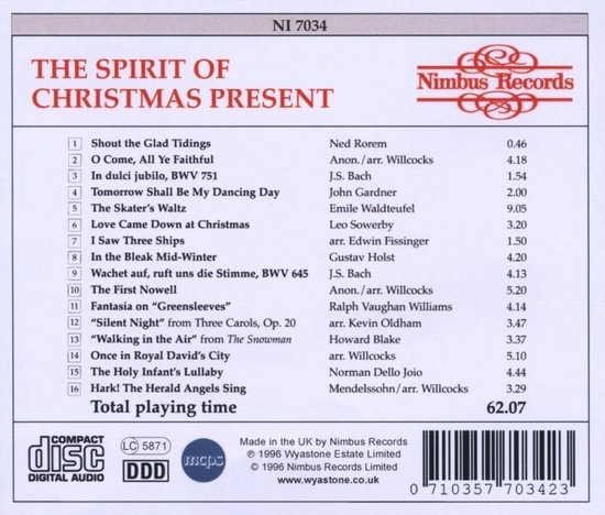 The Spirit Of Christmas Present