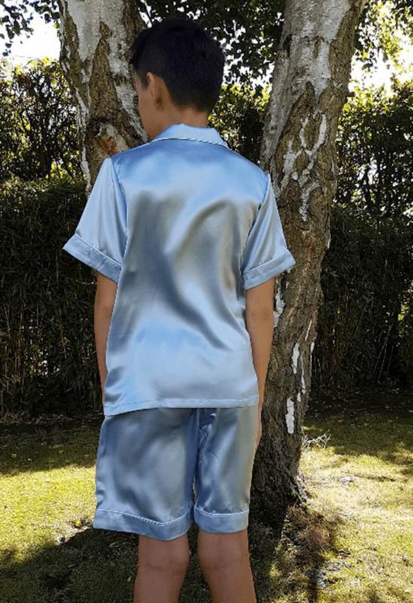 Kinderen zijden pyjama set (korte mouwen, shorts) | bol.com