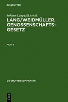 De Gruyter Kommentar- Lang/Weidmüller. Genossenschaftsgesetz