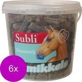 Subli Smikkels Graanvrij - Paardensnack - 6 x 1.5 kg