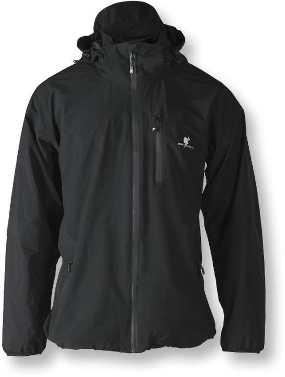 Wolf Camper Rainforest herenjas Zwart
