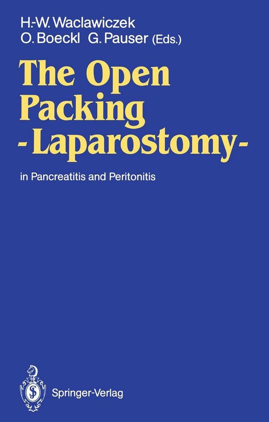 The Open Packing — Laparostomy — - cover