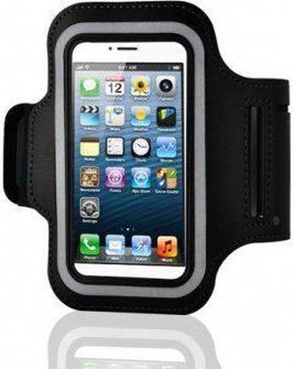 sports armband case zwart voor Apple iPhone 5