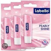Labello Pearly Shine - Lippenbalsem - 3 stuks - Voordeelverpakking
