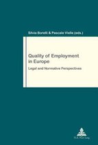 Travail et Société / Work and Society- Quality of Employment in Europe