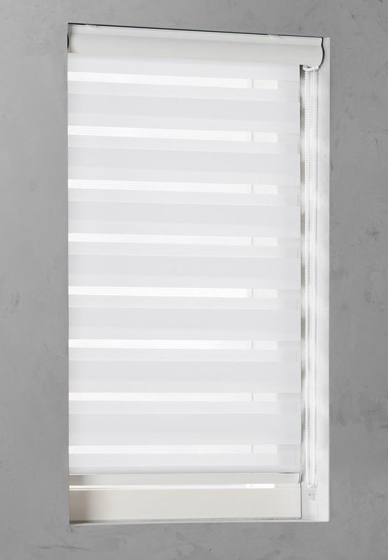 Duo Rolgordijn lichtdoorlatend White - 220x175 cm - Pure Living