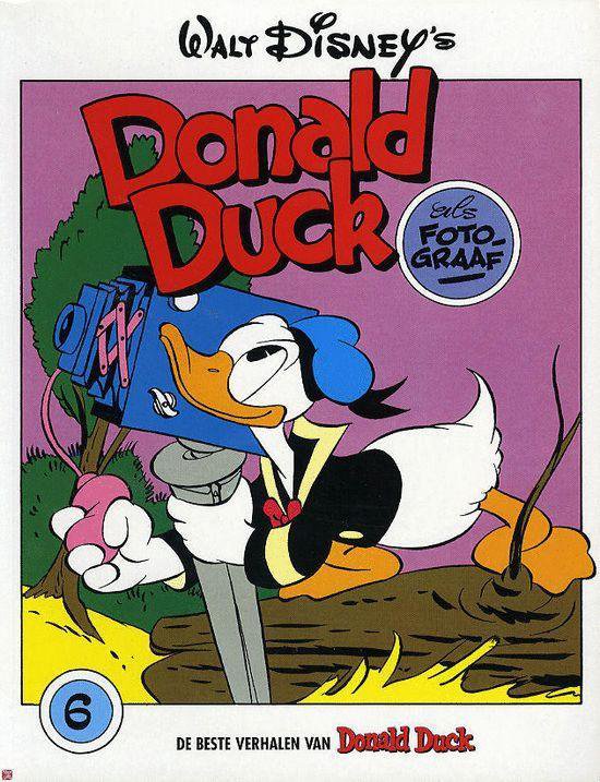 Cover van het boek 'De beste verhalen van Donald Duck 6 Als fotograaf'