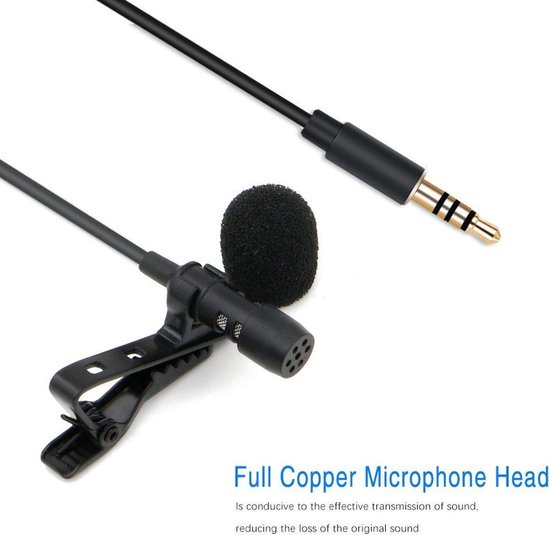Microfoon voor / Telefoon - Aansluiting + Adapter - Condensormicrofoon Comp |