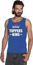 Blauw Toppers King singlet/ mouwloos shirt heren XL