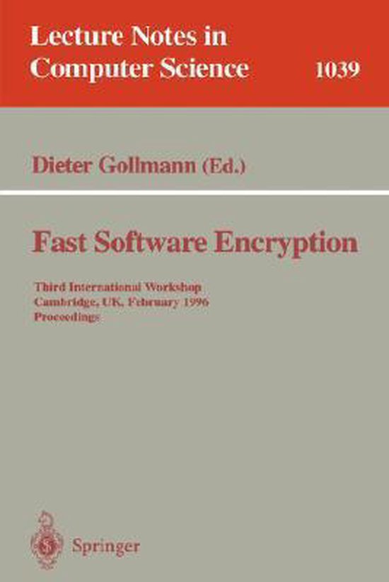 Fast Software Encryption - cover