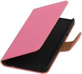 Bookstyle Wallet Case Hoesje Geschikt voor LG X Screen Roze