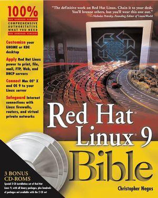 Red Hat Linux 9 Bible - cover