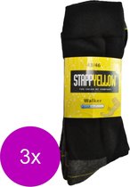Stapp Yellow Herensok Walker Coolmax Zwart - Sokken - 3 x 43-46 2-Pack