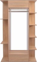 Garderobe Beige (INCL HANDDOEK) 106x36.5x192 cm / kleding garderobe kast / schoenen kast garderobe / Kledingkast