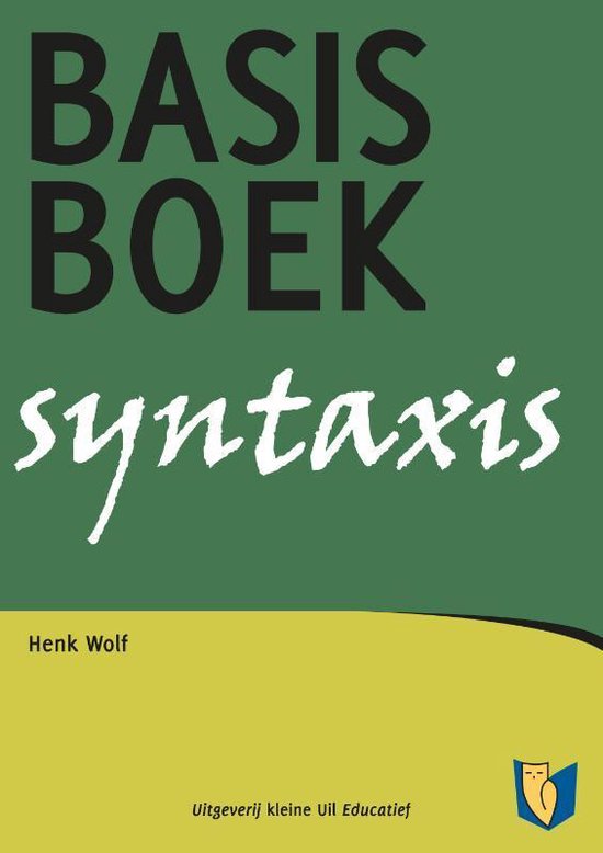 Basisboek syntaxis - Henk Wolf | Tiliboo-afrobeat.com