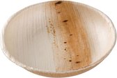 Luxe tapasschaaltje van palmblad Ø10 cm (25 stuks)