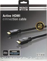 Deltaco HDMI-3200 - HDMI 2.0 HDCP 2.2 3D met ethernet 4096x2160 @ 60Hz - Zwart - 20 m