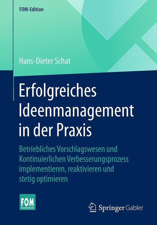 FOM-Edition - Erfolgreiches Ideenmanagement in der Praxis - cover