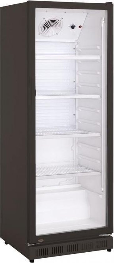 Horeca koelkast: Exquisit ELDC350.1XL - Koelkast - Horeca - 347 Liter - Met Glazen Deur - Zwart, van het merk Exquisit