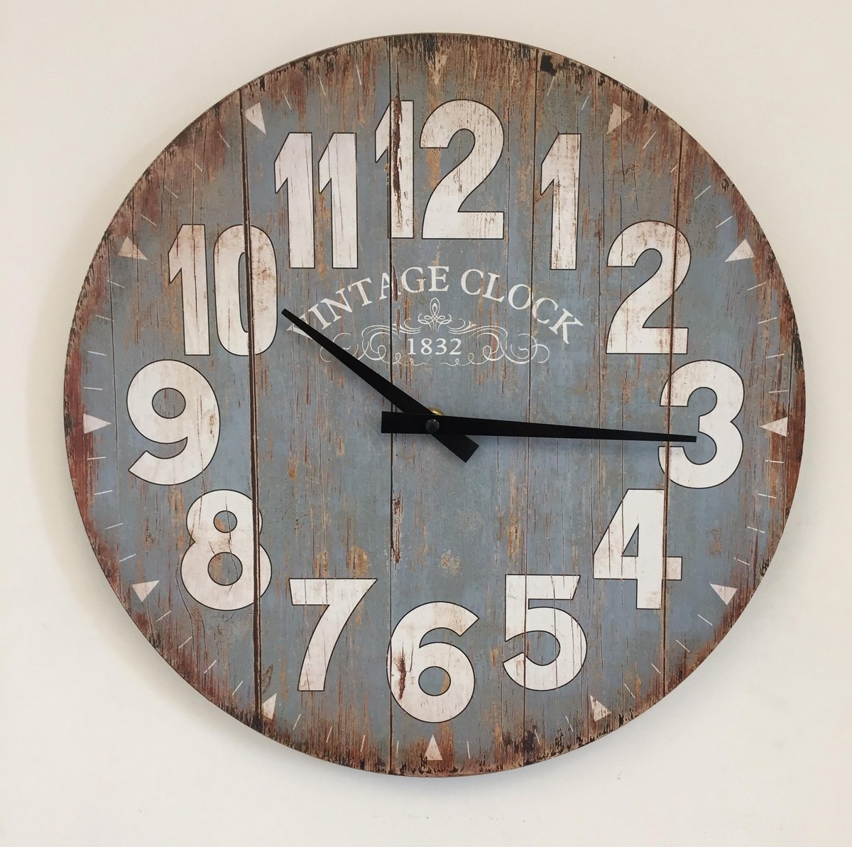 Wandklok 1832 Vintage Blue