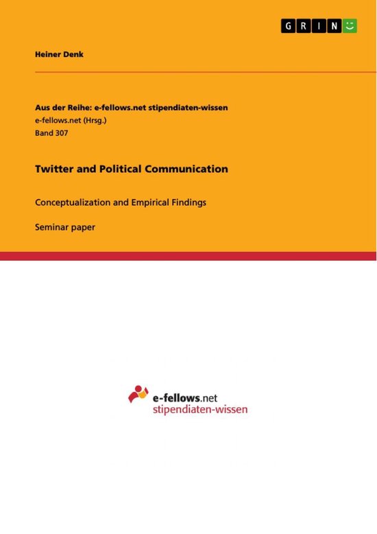 Twitter and Political Communication - cover