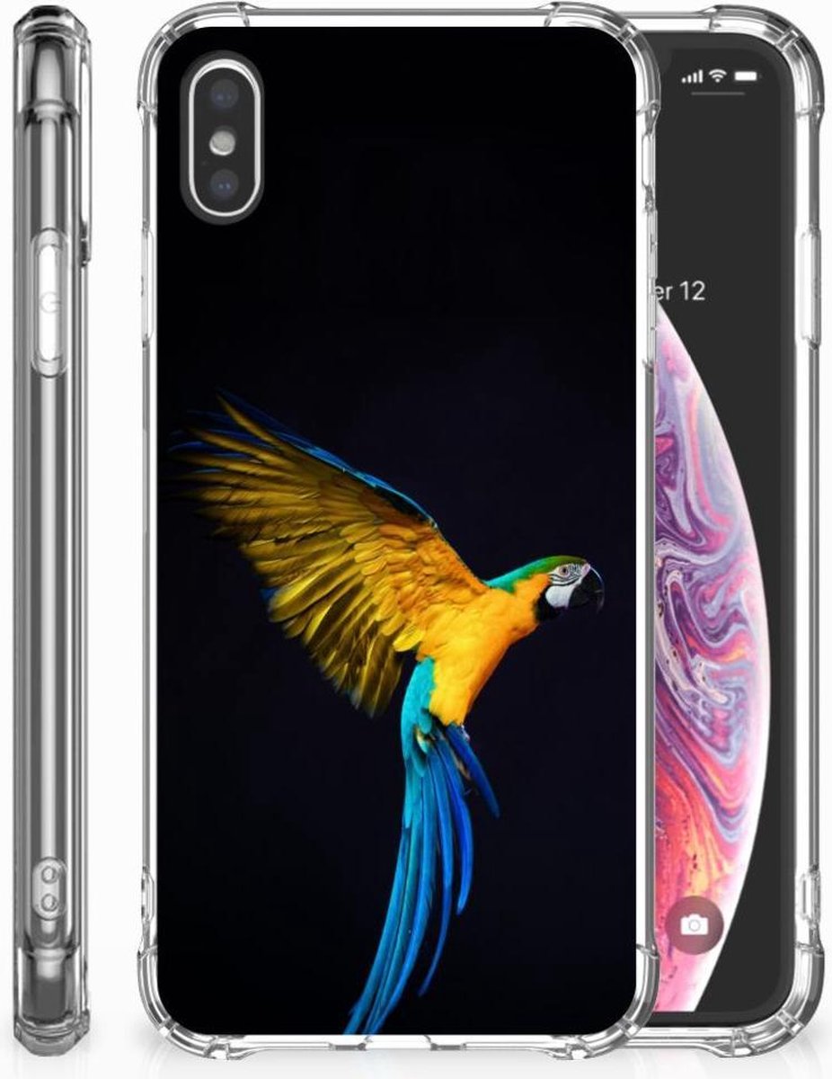 Apple iPhone Xs Max Case Anti-shock Papegaai