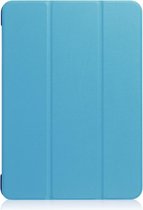 Shop4 - iPad 9.7 (2017/2018) Hoes - Smart Book Case Licht Blauw