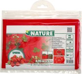 Nature - Kweekfolie voor aardbeien - 0,95 x 5m - Rood - uv-bestendig - groeifolie