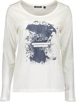Blue Seven dames shirt off white+print - maat 40