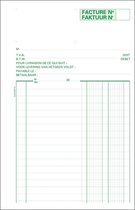 7x Exacompta factuurboek, 21x13,5cm, tweetalig, dupli (50x2 vel)