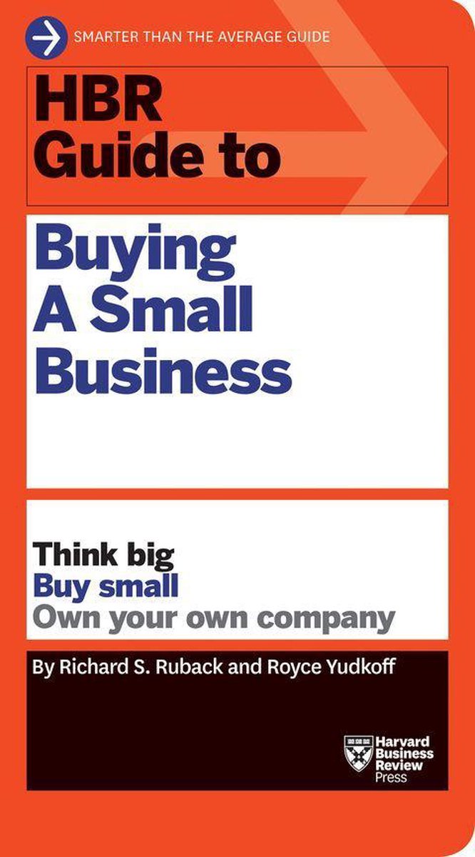 Omslag van HBR Guide Series - HBR Guide to Buying a Small Business