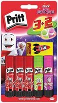 Pritt plakstift 3 x 11 g + 2 Neon sticks gratis