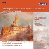 Triumph Music for Organ and Orchestra - Jongen, etc / Hauk