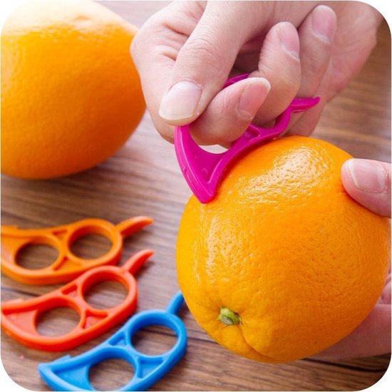 Sinaasappelschiller - 5 stuks - Sinaasappel Peller - Sinaasappel Opener - Perfect Goodies