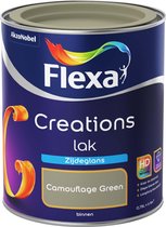 Flexa Creations - Lak Zijdeglans - Camouflage Green - 750 ml