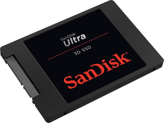 SanDisk Ultra 3D SSD 2TB 2.5インチ SATA SSD SanDisk Ultra 3D SSD - 2TB opslag - SATA III - 2,5 inch - SDSSDH3
