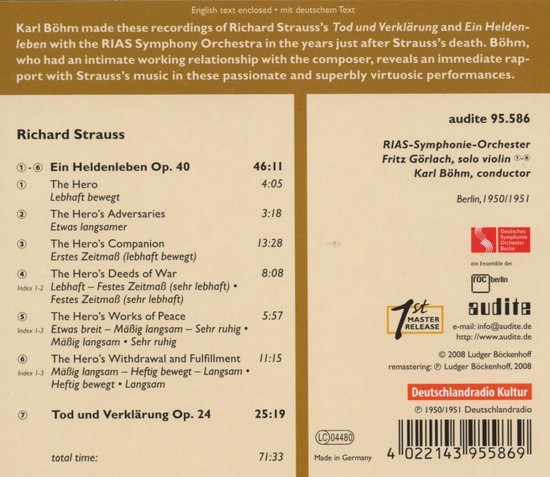 R. Strauss: Ein Heldenleben & Tod U